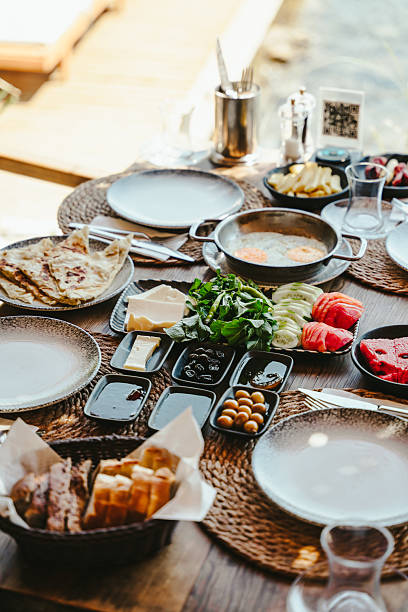 istock Traditional Turkish Breakfast by the Sea 2230294738