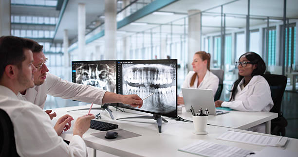 istock Group Of Diverse Doctors Meet 2230296159