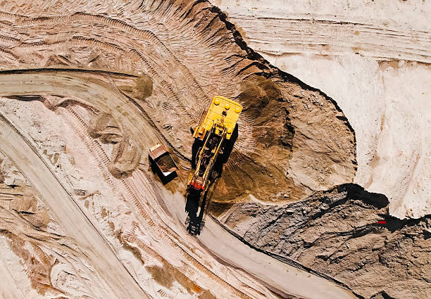 istock Machinery and equipment at granite quarry. 2230297177