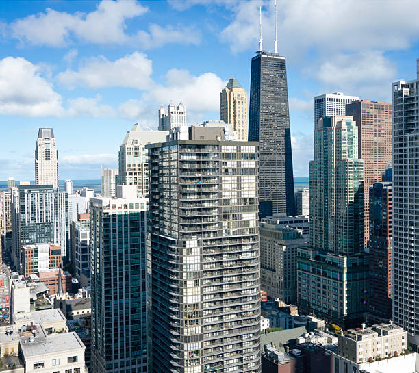 Skyscrapers in downtown Chicago in daytime