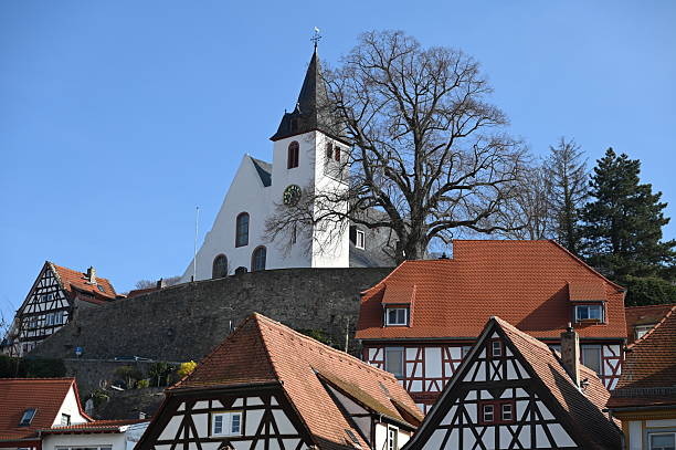 istock Bergkirche in Zwingenberg, Bergstrasse, Germany 2230297634