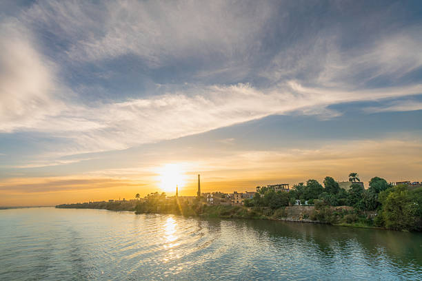 istock Sunset over Nile River near Esna Lock in Egypt. 2230310550