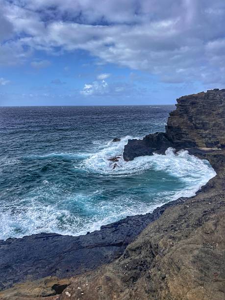 istock Halona Beach Cove coastline view in Oahu, Hawaii 2230317121
