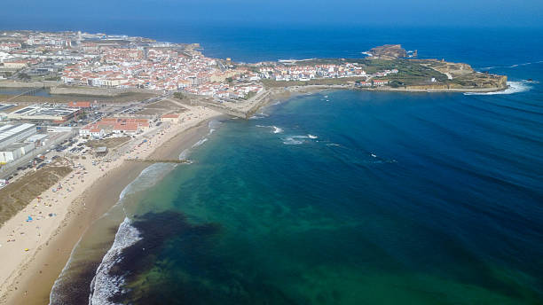 istock drone Peniche Portugal aerial view beach 2230319409
