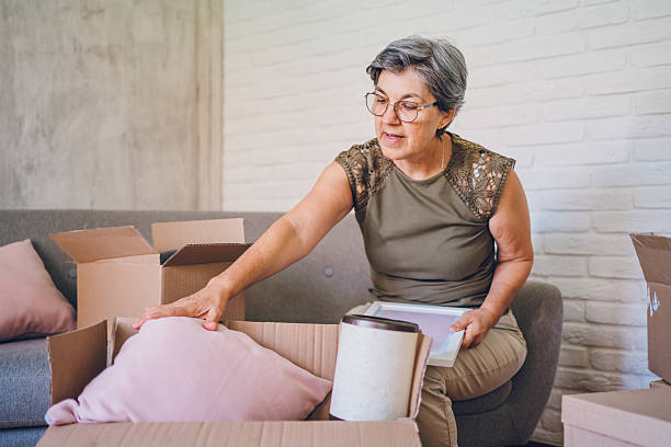 istock A woman moving into a new home 2230326617