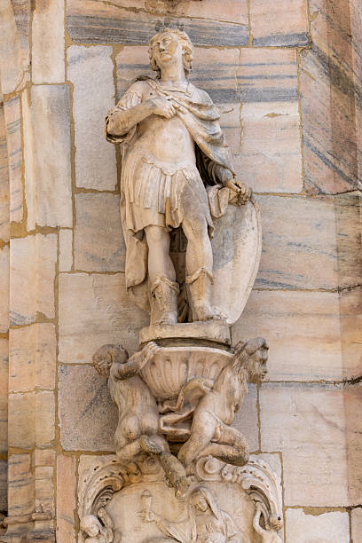 istock Details of the Milan cathedral external 2230346759