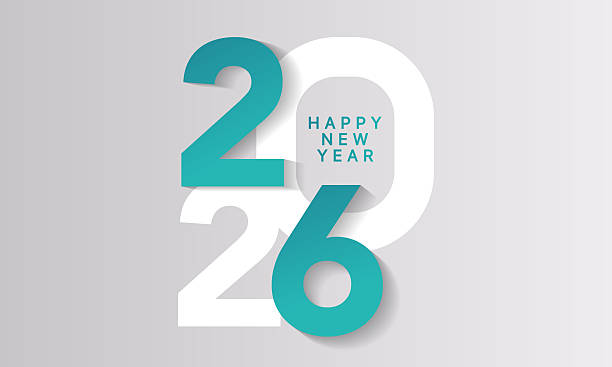 istock 2026 Happy New Year Background Design. Greeting Card, Banner, Poster. Vector Illustration. 2230349913