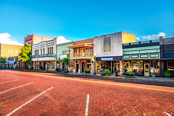 istock Small Town Main Street 2230371346