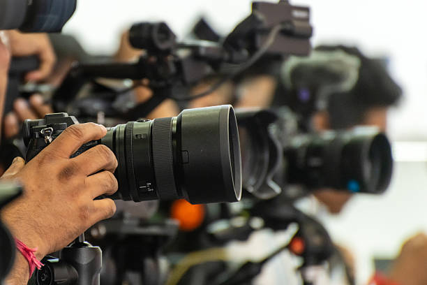 istock Close-up of journalists 2230378911