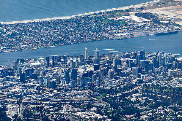 istock Aerial view of down town 2230379090