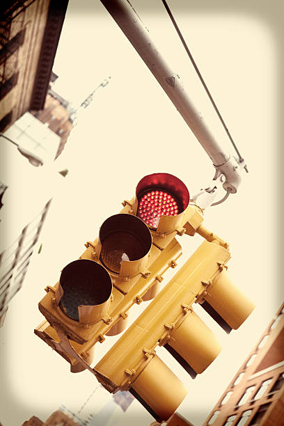Traffic light in New York