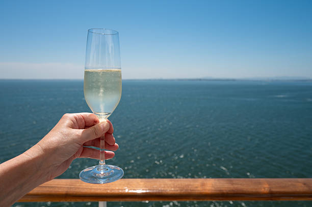 istock Champagne Toast at Sea 2230381075