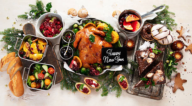 istock Elegant table setting for a festive meal. Christmas dinner. 2230399492