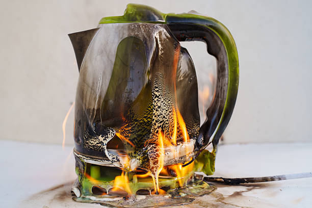 istock A electric kettle engulfed in flames 2230400772