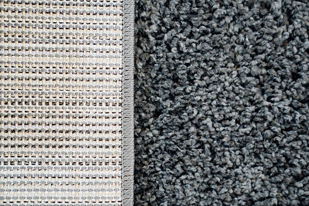 istock close-up. dark gray Interior pile carpet made of polypropylene. 2230401851