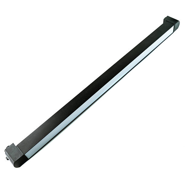 istock Modern black ceiling LED spotlight in diagonal position, isolated on white background, ideal for lighting design, catalog presentation and interior use. 2230405007