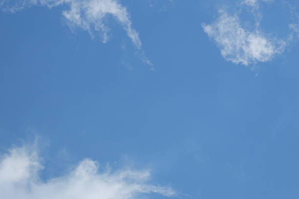 istock Bright blue sky with fluffy white clouds scattered across the horizon, creating a serene atmosphere ideal for backgrounds or design projects with copy space 2230406860