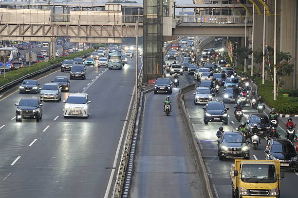 istock view of traffic jam with crowded vehicles 2230412172