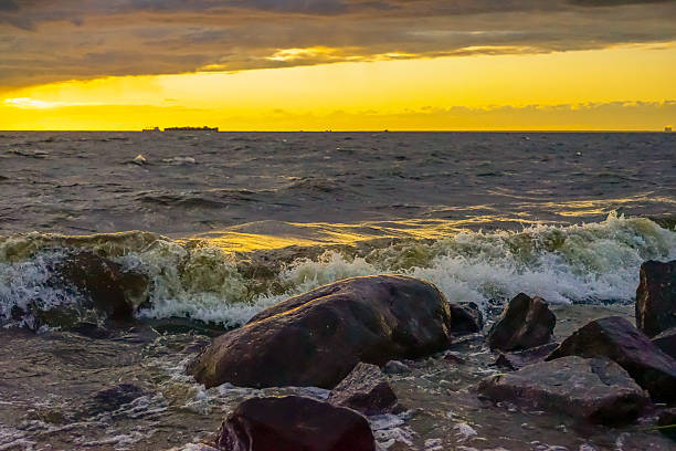Sea, seashore  - Europe, Romania, Constanta region, 2024 year