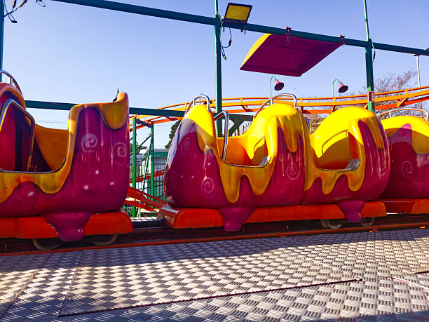 istock Amusement park with no one around in the morning 2230433679