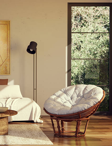 istock Large luxury modern bright interiors Living room mockup illustration 3D rendering image 2230439438