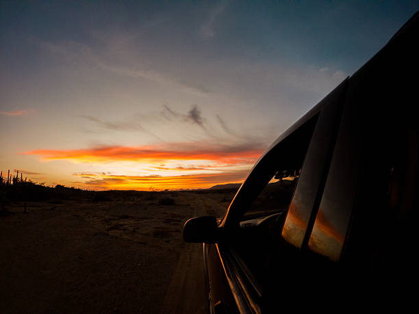 istock Sunset Drive in La Guajira, Colombia 2230440120