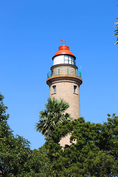 istock Mahabalipuram light house on beach greenry 2230440415