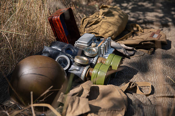 Old gas mask from the Cold War era