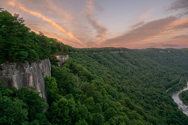 istock Sunset Over The Endless Wall In New River Gorge 2230468574