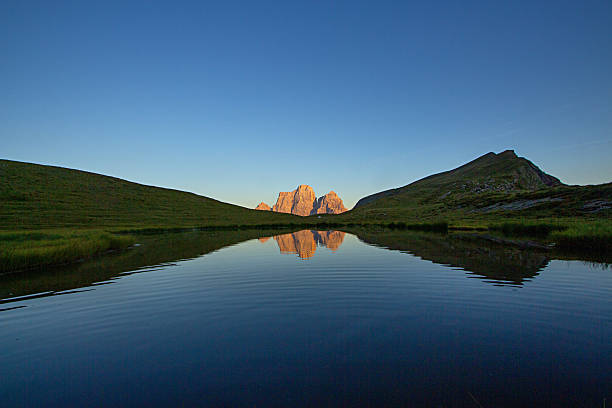 istock Monte Pelmo Reflected in Lago delle Baste's Rippling Waters, Dolomites 2230471217