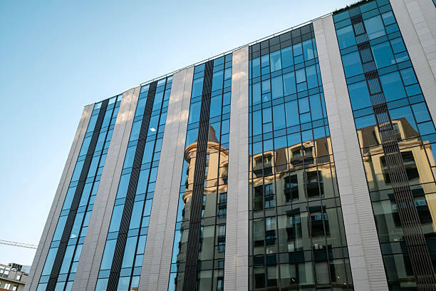 istock Modern apartment and office building 2230477259