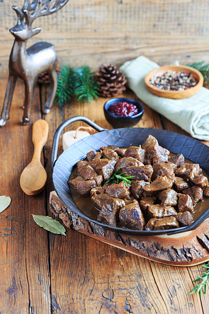 istock Venison goulash in game sauce 2230487292