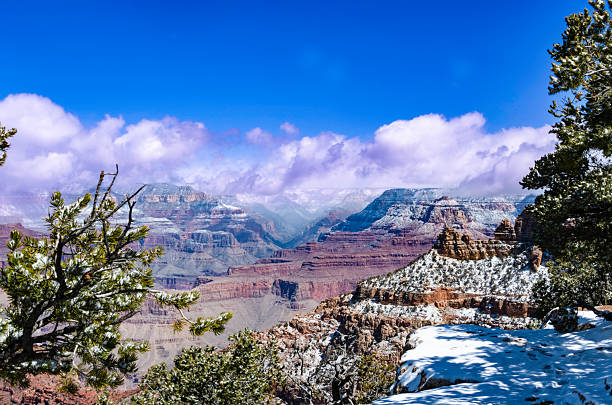 Yaki Point is a scenic viewpoint located on the South Rim of the Grand Canyon National Park, in Arizona. Yaki Point provides a unique perspective of the canyon, showcasing a different vista compared to the popular viewpoints of Grandeur, Yavapai, and Mather Points. From Yaki Point, you can see the winding path of the South Kaibab Trail as it descends along Cedar Ridge and O'Neill Butte, and even spot the end of the Bright Angel Trail. In the distance, you can also catch a glimpse of the Desert View Watchtower.