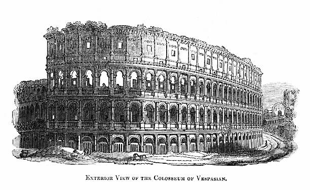 istock Colosseum Ruins exterior in Rome, Italy, Ancient Roman History and Architecture 2230495444