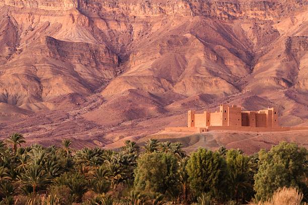 istock Moroccan Kasbah with Desert Mountain Backdrop 2230499925