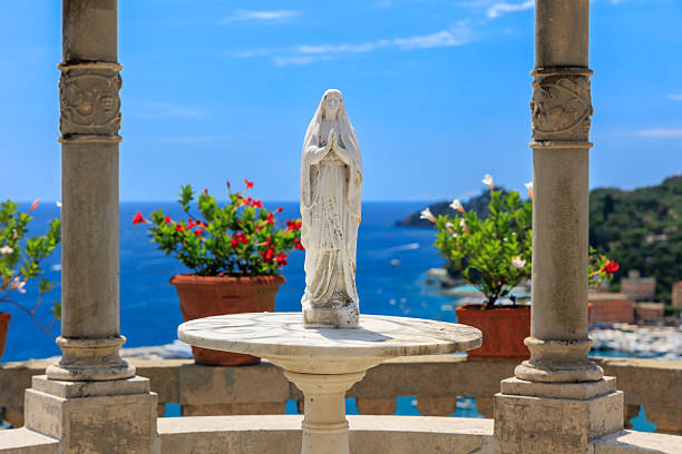 Santa Margherita Ligure, Italian sea town from window