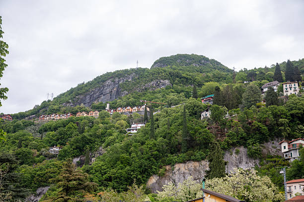 View to the lake Como in Italy