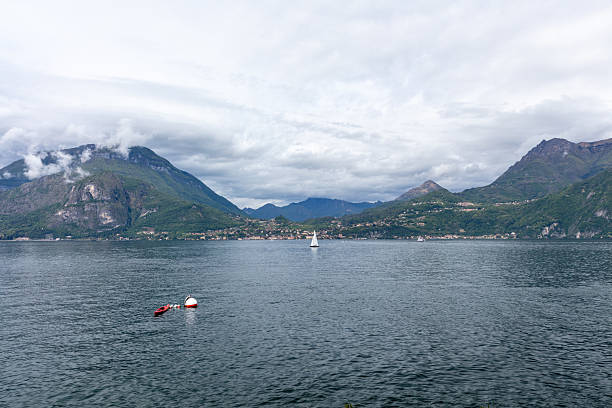 View to the lake Como in Italy