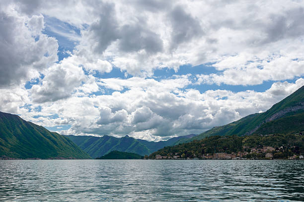 View to the lake Como in Italy