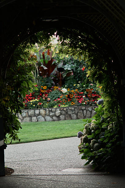 istock Garden View Through Archway in Victoria 2230541772