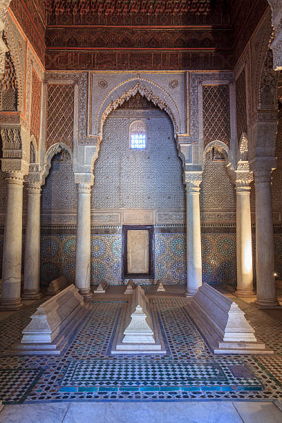 istock Twelve-column Hall of Saadian Tombs, Marrakesh, Morocco 2230542615