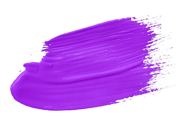 istock Purple brush isolated on white background 2230543096