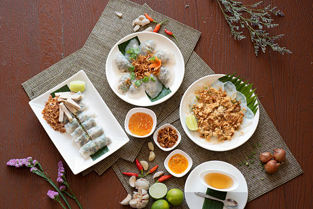 istock Vietnamese Steamed Rice Rolls and Savory Dumplings 2230550529