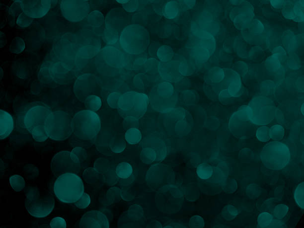 istock Teal bokeh color background 2230553249
