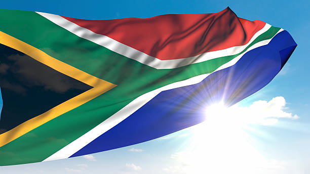 National flag of South Africa.
