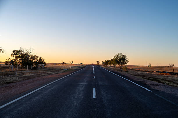 istock Outback Queensland highway in the morning light 2230574521