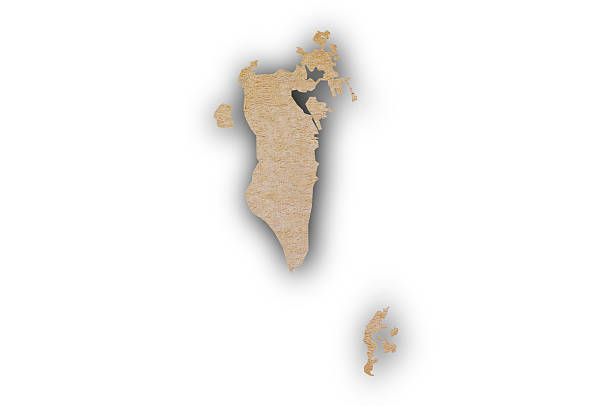 istock Map of Bahrain on grunge paper 2230574689