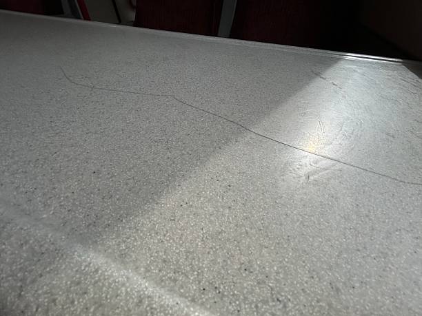 istock Close-Up View of a Light Grey Train table in Natural light 2230588034