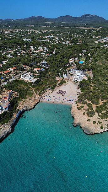 istock Cala Domingos Beach Aerial View, Mallorca, Spain 2230589008