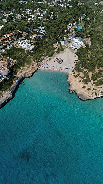 istock Cala Domingos Beach Aerial View, Mallorca, Spain 2230589009